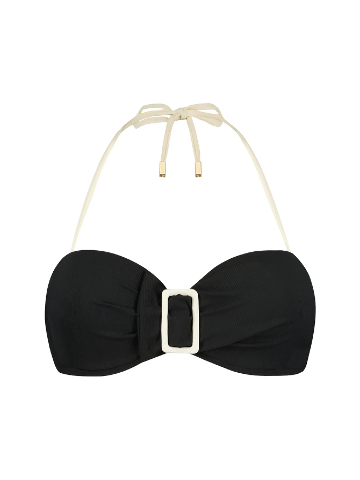 BEACHLIFE | Damen Bikinioberteil Vanilla And Black | 